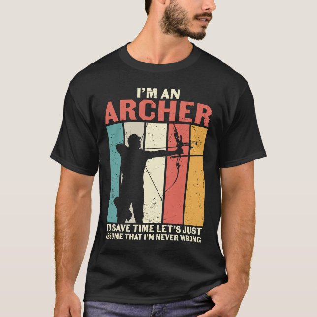 Camiseta Archer Supongamos que nunca estoy equivocado (Anverso)