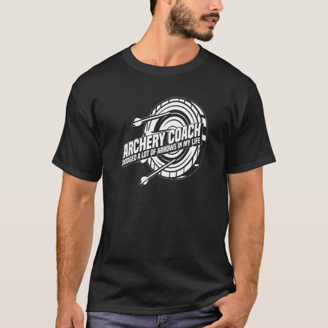Camiseta Archer Target Bowman  Arrow Bow Archery Coach (Anverso)