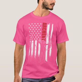 Camiseta Archer Uu Bandera Aparta Arquero De Bandera Estado