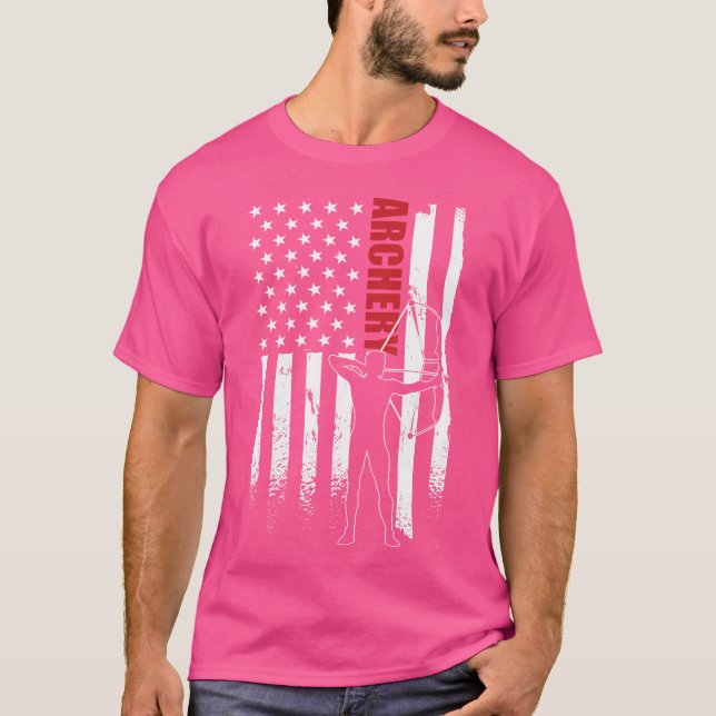 Camiseta Archer Uu Bandera Aparta Arquero De Bandera Estado (Anverso)