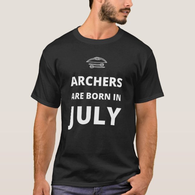 Camiseta Archers nace en julio (Anverso)