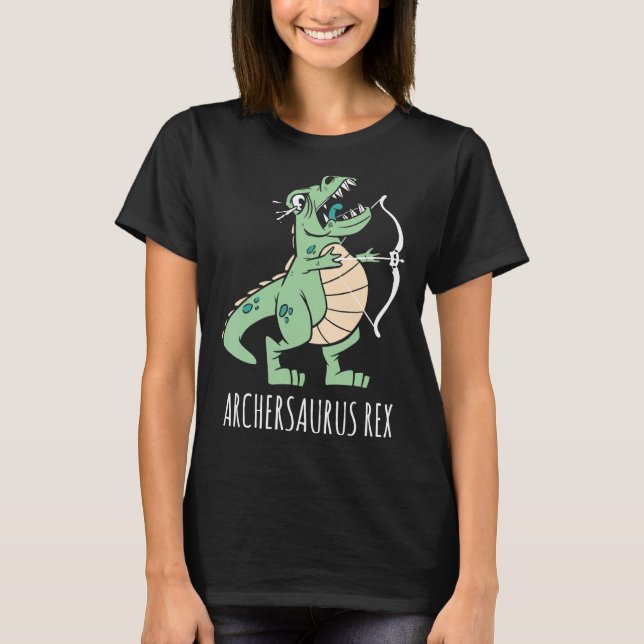 Camiseta Archersaurus Rex Dinosaur rex Dino Archer (Anverso)