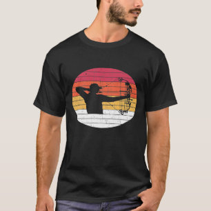 Camiseta Archery Bow Hunting Vintage Retro
