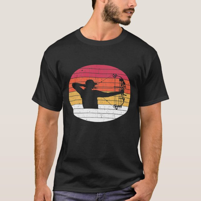 Camiseta Archery Bow Hunting Vintage Retro (Anverso)