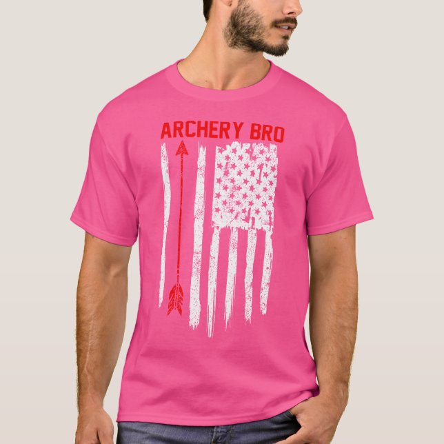 Camiseta Archery Brother Proud Sports Family Usa American F (Anverso)