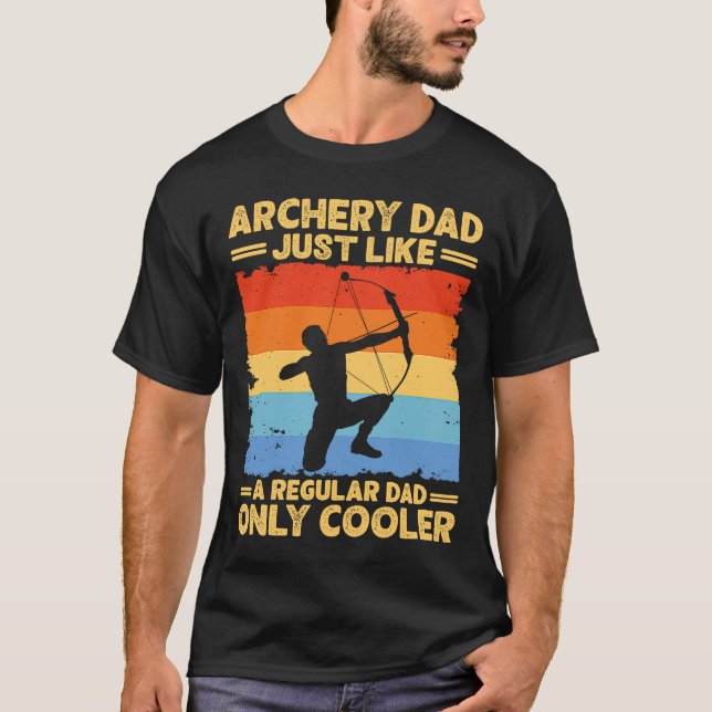 Camiseta Archery Dad Funny Padre's Day Archer Bow Hunter D (Anverso)