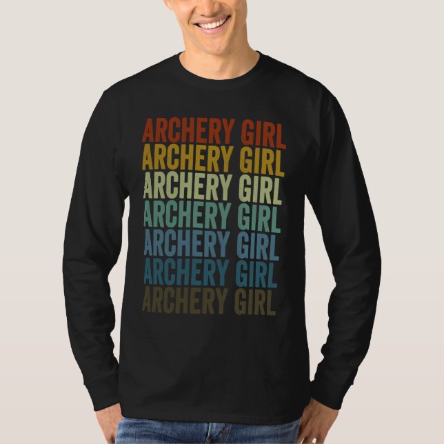 Camiseta Archery Girl Archer Bow And Arrow Archery (Anverso)