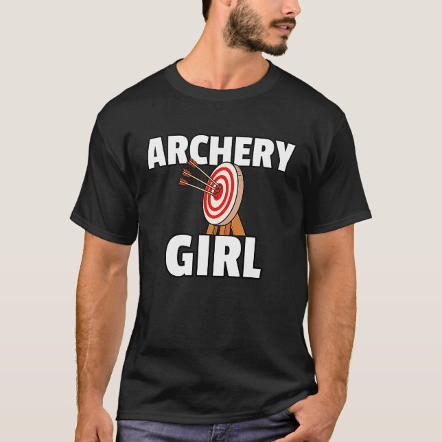 Camiseta Archery Girl Archer  Bow & Arrow Hunting (Anverso)