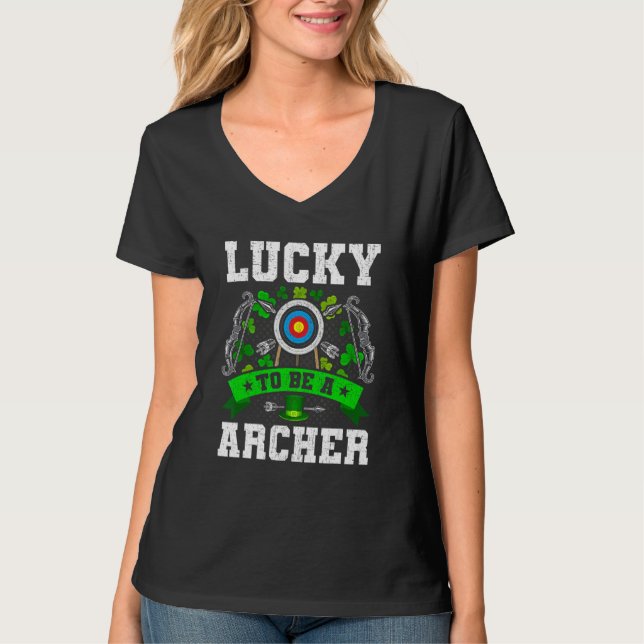 Camiseta Archery Lucky Archers Bowhunter (Anverso)