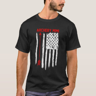 Camiseta Archery Mimi Proud Sports Family Bandera Estadouni