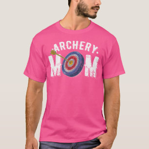 Camiseta Archery Mom Bow Arrow Disparando a mujeres cazador