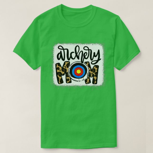 Camiseta Archery Mom Leopard  Archery Mama  (Diseño del anverso)