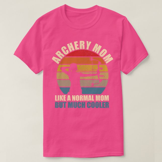 Camiseta Archery Mom Retro Archer (Diseño del anverso)