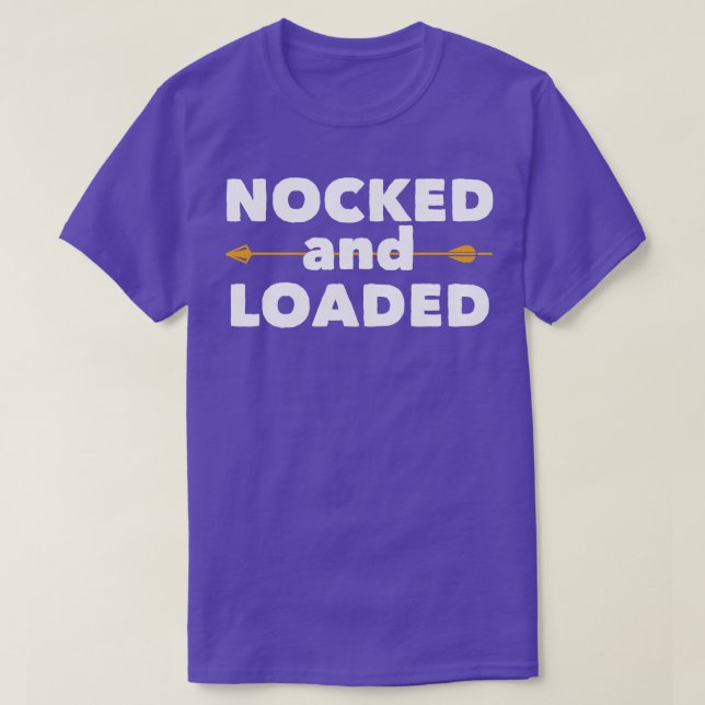 Camiseta Archery Nocked And Loaded (1) (Diseño del anverso)