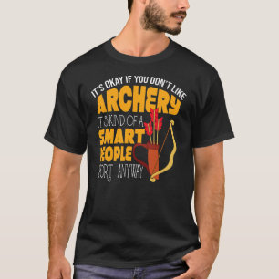 Camiseta Archery Smart People Sport Arrow Bow Kid Women