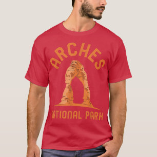 Camiseta Arches National Park Utah Minimalist Retro Graphic