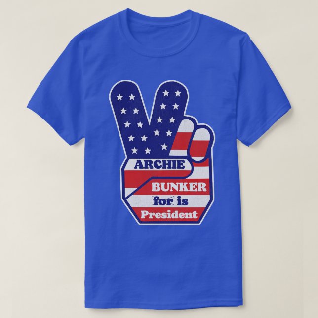Camiseta Archie Bunker es presidente (Diseño del anverso)