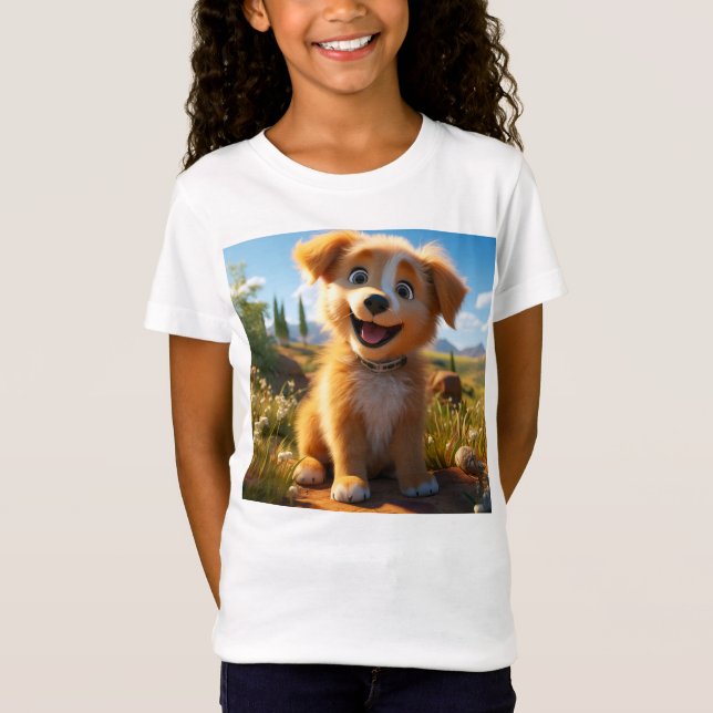 Camiseta Archie - Cachorro de recuperación de laboratorio a (Anverso)