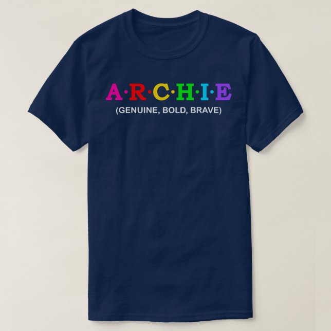 Camiseta Archie Genuine Bold Brave (Diseño del anverso)