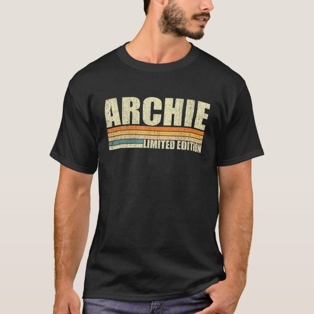 Camiseta Archie Gift Name Personalized Funny Retro Vintage (Anverso)