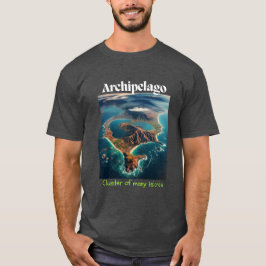 Camiseta Archipiélago Cluster Charcoal Heather T-Shirt