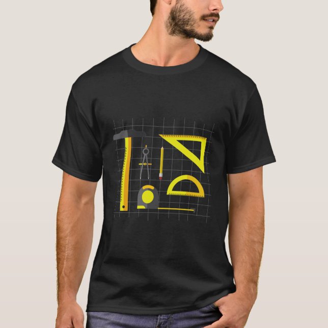 Camiseta Architect tools T-Shirt design (Anverso)
