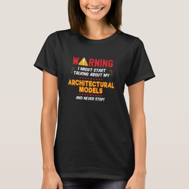 Camiseta Architectural Models Architect Joke Graphic (Anverso)