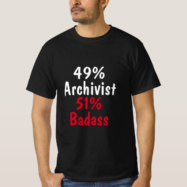 Camiseta Archivist Badass (Anverso)