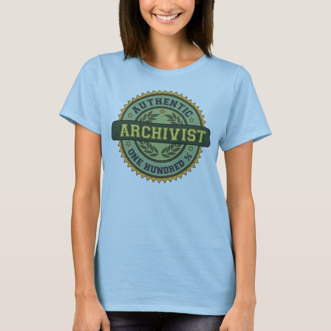 Camiseta Archivista auténtico (Anverso)