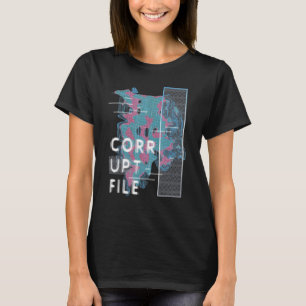 Camiseta Archivo dañado Retro Ordenador Geek Programador Ne