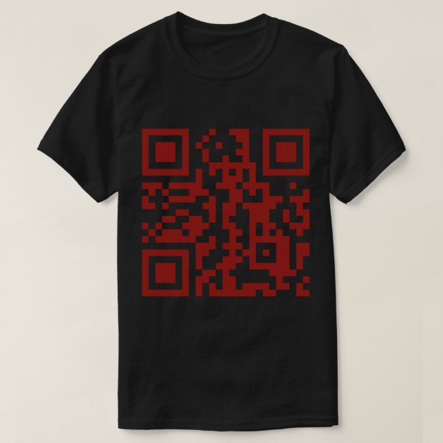 Camiseta Archivo de nuestro propio código QR para sitio web (Diseño del anverso)