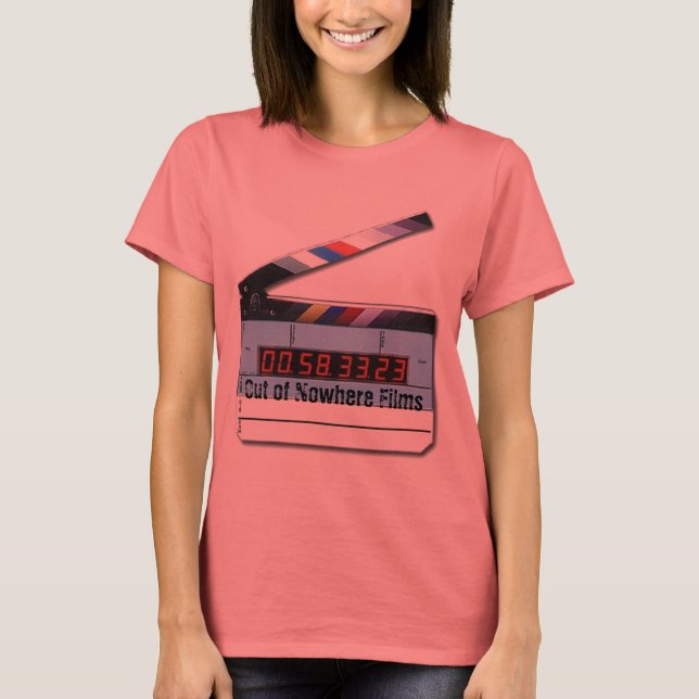 Camiseta archivo digital_film_slate, fuera de ninguna parte (Anverso)