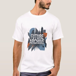 Camiseta Archivo Futurista Paisaje Urbano Geométrico Modern