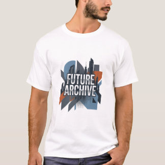 Camiseta Archivo Futurista Paisaje Urbano Geométrico Modern