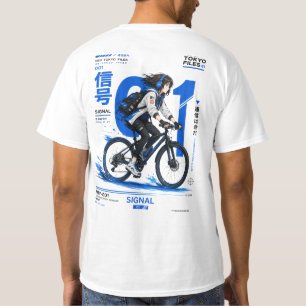 Camiseta Archivos de Neo Tokyo 001 - Anime Techwear Ciberpu
