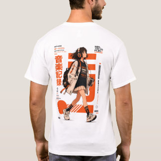 Camiseta Archivos de Neo Tokyo 002 - Techwear de Música Ani