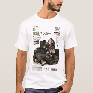 Camiseta Archivos de Neo Tokyo 005 - Techwear de Anime Cybe