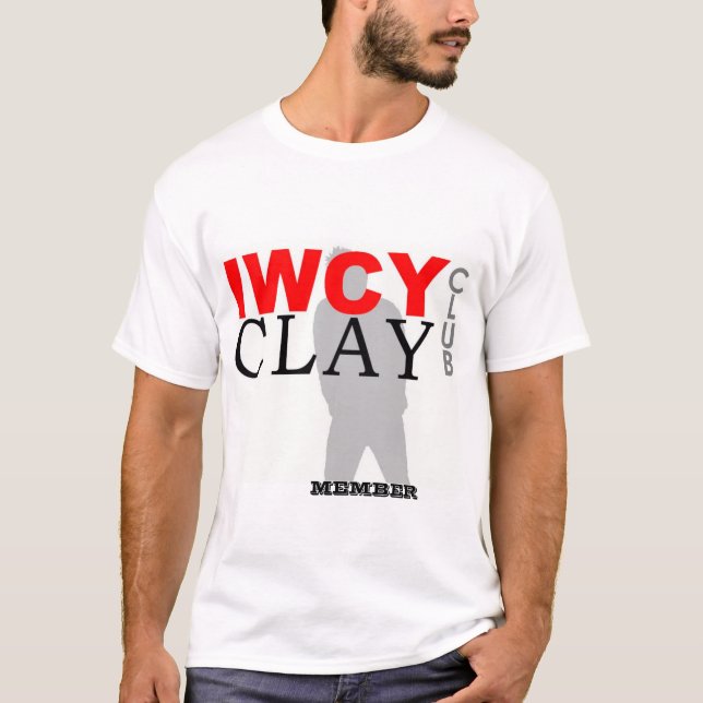 Camiseta ARCILLA CLUB_Large Logo_MEMBER de IWCY (Anverso)