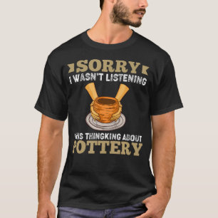 Camiseta Arcilla de alfarería divertida escultura de cerámi