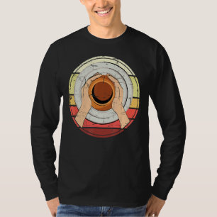 Camiseta Arcilla de cerámica de arte de artesanía retro de 