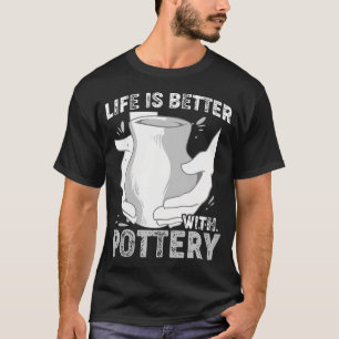 Camiseta Arcilla de cerámica divertida para escultura de ma