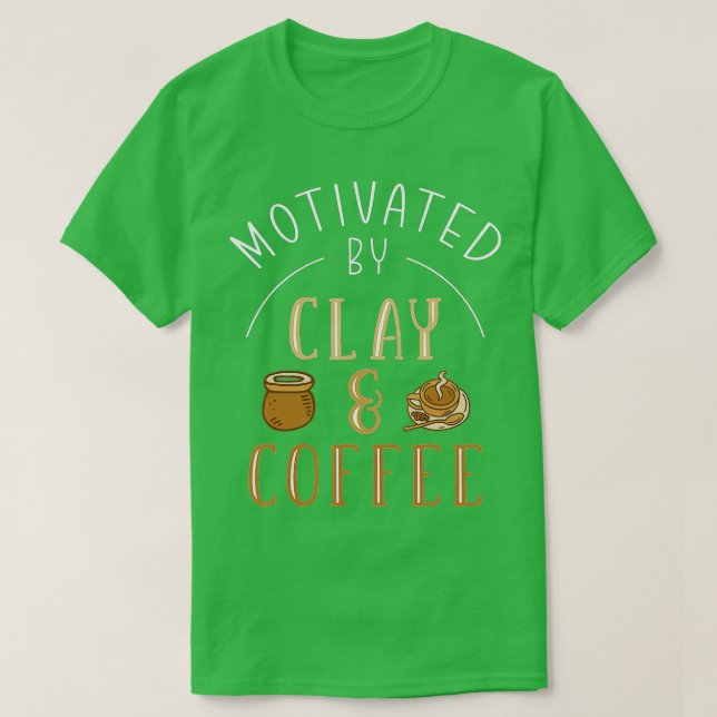 Camiseta Arcilla y alfarería de café (Diseño del anverso)