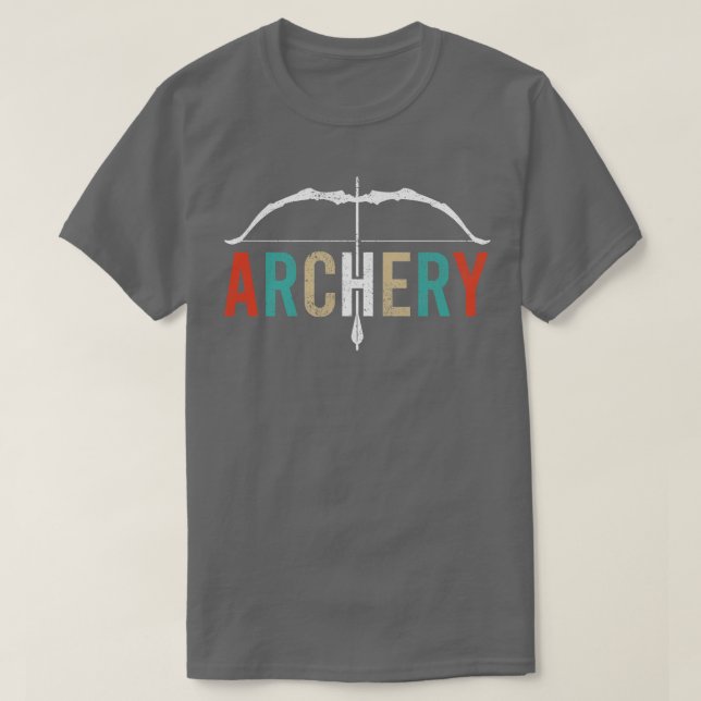 Camiseta Arco Arquetero De Arco Deportivo Arch Flecha Y Bow (Diseño del anverso)