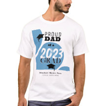 Arco Azul Moderno Personalizado Orgulloso Papá Gra