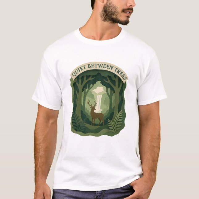 Camiseta Arco Bosque Entre Árboles (Anverso)