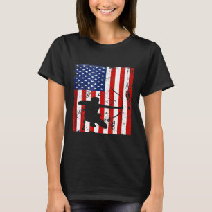 Camiseta Arco con arca de la bandera estadounidense Bowman 