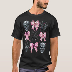 Camiseta Arco Coqueto Death Metal Heavy Metal Cráneo Electr