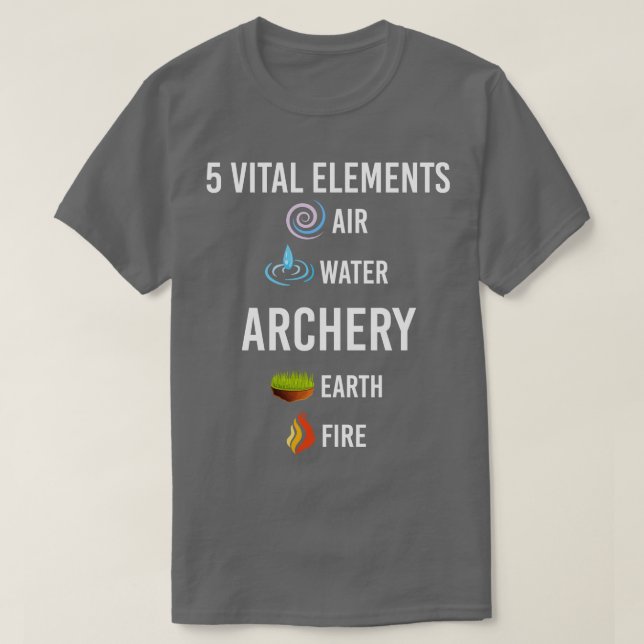 Camiseta Arco de 5 elementos (Diseño del anverso)