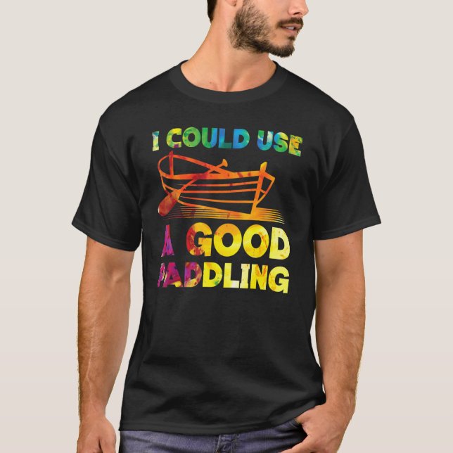 Camiseta Arco de arado de barca de fila acuarela arco iris  (Anverso)