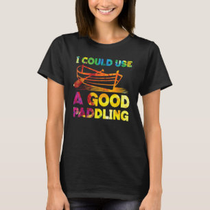 Camiseta Arco de arado de barca de fila acuarela arco iris 